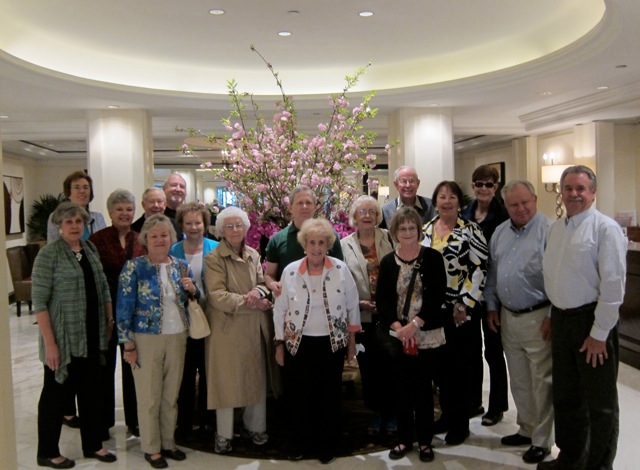 RichardTHanson tour group New York group photo scrapbook page full complement hotel lobby Aint We Got Fun slideshow
