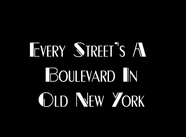 RichardTHanson tour New York scrapbook page Every Street slideshow title card